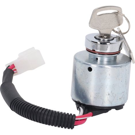 Contacteur de démarrage allumage 37410 59110 pour Kubota B1550D B1750D B1750E B2150D, véhicule tracteur remorque, zinc laiton, 1 interrupteur 2 clés