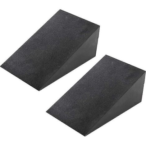 Yogamatten-Set mit 2 Stück, verstellbarer Kniebeugenrampe und Neigungsbrett zur Verbesserung der Kraft bei Kniebeugen und Kreuzheben (1/5)
