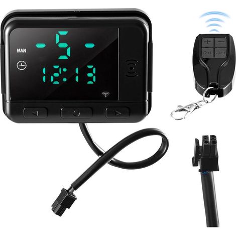 Installation Facile Panneau de Commande LCD et Télécommande Contrôleur pour Chauffage Diesel DC 5V 2kW 5kW 8kW (1/5)