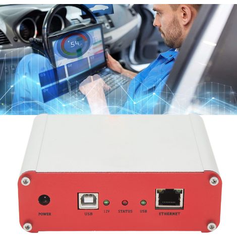 PCMtuner V1.2.7, un outil de diagnostic automobile et un outil de programmation de puces ECU, est livré entièrement configuré avec 67 modules logiciels et un connecteur standard américain : 100-240V. (1/5)