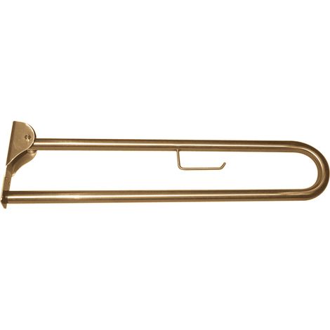 Presto Barra de apoyo abatible inox bronce envejecido (1/2)