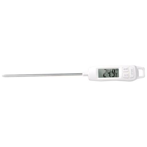 Thermomètre alimentaire, blanc, 1 pièce, thermomètre à sonde à lecture rapide pour barbecue, grillades, cuisson au four, cuisine (1/4)