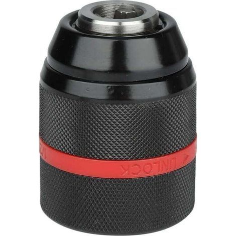 Keyless drill chuck, 1/2-20UNF hand drill chuck, 0.04-0.51in mount, multi-purpose self-tightening chuck (1/4)