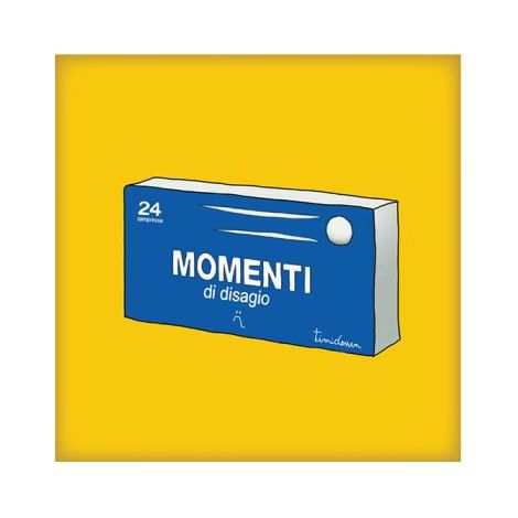 Poster Momenti di Disagio 20x20 cm Timidessen