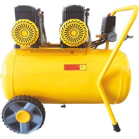 compressore ad aria silenziato 50l 2hp