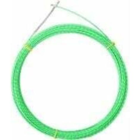 Tire Fil Électriques, Tire Fils Electricien Aiguille 4mm, Tire Fils Electrique Professionnel avec Ressort de Guidage, Polyester Kit Rétractable d’Installation Pour La Pose De Câbles, Vert, T-Audace 10 (1/5)