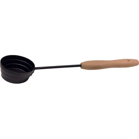 Nikkarien Sauna Aufgusskelle Pyörre 50 cm Aluminium schwarz 689