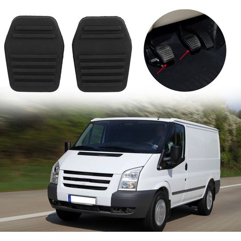 Couvre-pédales de frein et d'embrayage antidérapant pour Ford Transit MK7 2006-2014 6789917