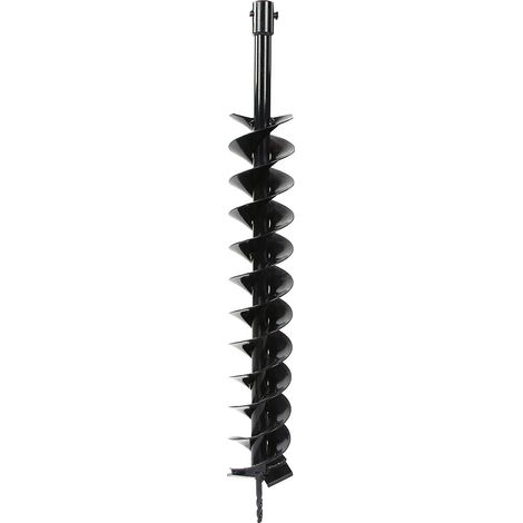 Tarière de forage terrestre 100x800mm, double lame, pour plantation agricole et creusement de trous de semis (1/5)