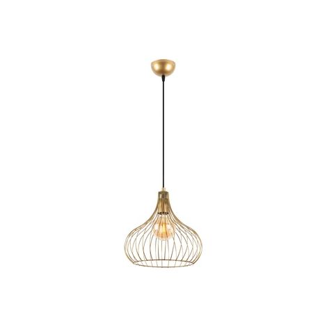 WellHome Lámpara de techo - Oro brillante, 22x22x120