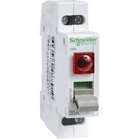 ISW , INTERRUPTEUR avec VOYANT 32A 230V SCHNEIDER A9S61132, Photo à modifier