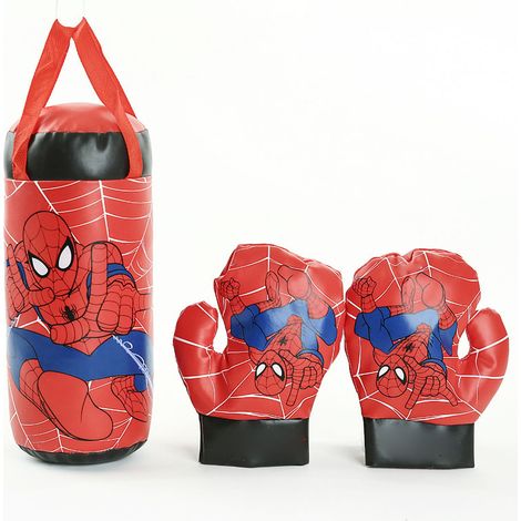 Gants de Boxe Enfant Spider-Man Antichoc et Décompression pour Petits Poings
