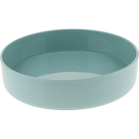 plastique rond ikebana suiban vase pot bonsaï fleur conteneur vert 33cm (1/5)