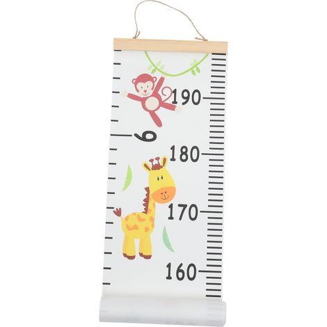 Toise Murale à Suspendre pour Chambre Garçon Fille Décoration pour Salle de Jeux Mesure Toise Murale pour Garçon Fille (1/5)