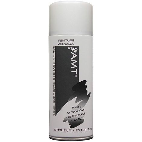 AMT Aérosol Effet métallisé Blanc (BPA58) 0,330 L