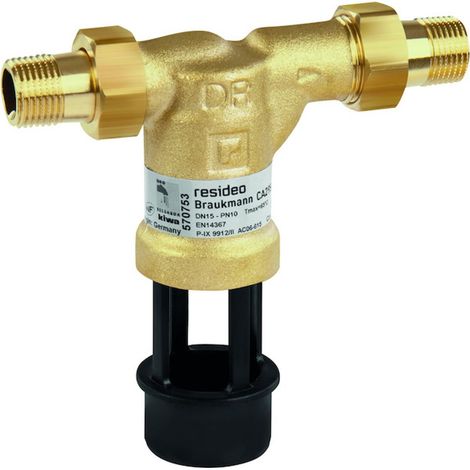 Resideo Separador de sistemas CA295 tipo CA, latón A, 3/4", CA295-3/4A