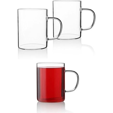 Set di bicchieri da bere Set 100% BOROSILICATE Bicchiere da bere Trasparente (1/5)