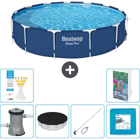 Bestway Steel Pro Rund - 396x84 cm - 7-teilig S191