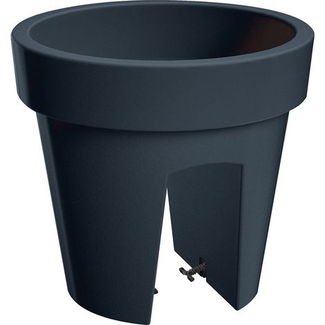 Vaso da fiori da ringhiera Lofly DLOFR250 Antracite (1/2)