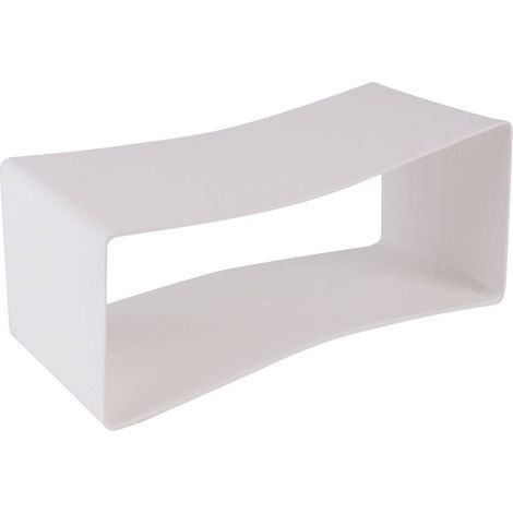 Système de ventilation pour conduites plates 220mm N15825 – Raccord tuyau carré 220x90 – Installation discrète et efficace – Wallair - S89379