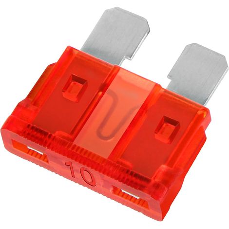 50 x ATC-10 Standard Blade Fuse for Car Truck Red 10A (1/5)