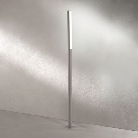 Paletto per esterni a LED in alluminio Silver TOMMY H180 cm (1/3)