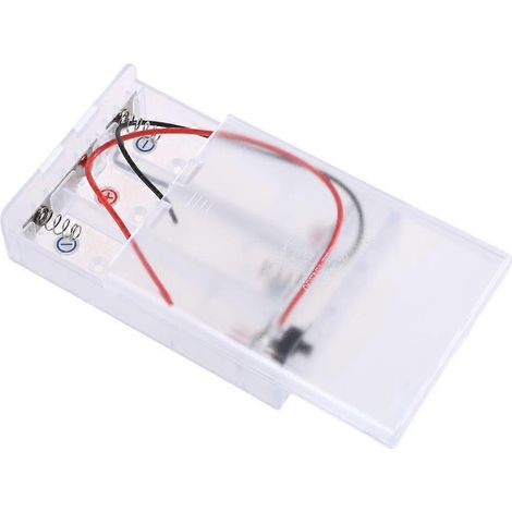 Étui de protection transparent pour 3 emplacements pour batteries 21700, avec accès facile. (1/4)