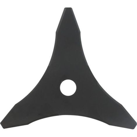 (Noir)JARDIN PRATIQUE Lame professionnelle 3 dents - Adaptable pour débroussailleuse - Coupe de 255 mm - Alésage 25,4 mm - Épaisseur 3 mm