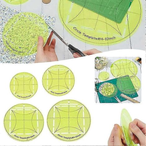 Circle Magics Quilting Template Set Missouri Star Circle Magics Large Circle Template Plastic Quilting Template Lineal (1/5)
