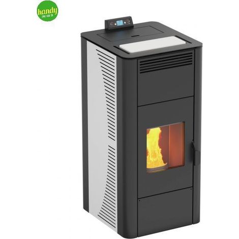 Termostufa a pellet Thera Magma 24 KW A+ Bianco (1/4)