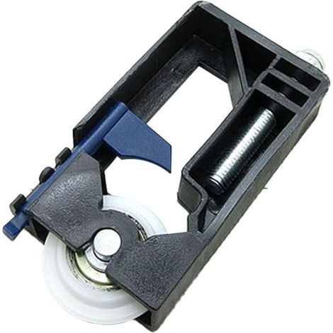 Kit de roulettes pour porte coulissante avec fonctionnalité améliorée pour l'organisation de placard (noyau de roue inférieure) (1/5)