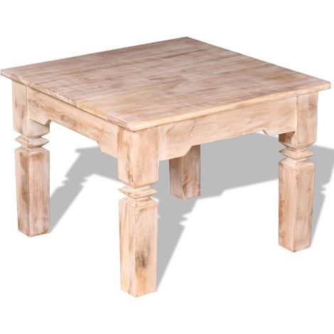Couchtisch Akazienholz 60x60x45 cm
