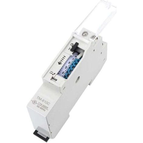 Rail Zeitschaltuhr, TM610C Intelligenter Zeitschalter für DIN-Schiene, 220-V-Zeitrelais für Straßenlaternen
