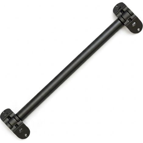 Bisagra Movi Corner tubular 80 cm para mueble rincón cocina  Bisagra rinconera doble puerta acero Negro Mate (1/5)