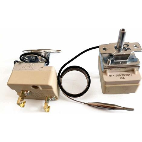 Temperature controller, temperature adjustment knob, bimetallic heating plate for oven, hot water tray, multifunctional temperature controller