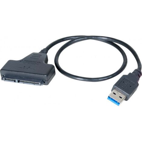 CONECTICPLUS Adaptateur USB 3.0 vers SATA pour SSD / HDD 2.5\' - auto alimenté (1/2)