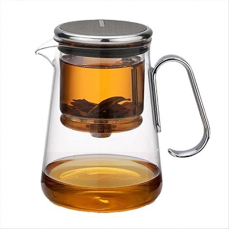 700 ml magnetische Glas-Teekanne mit Teesieb – Wasserkocher für einfache Teefiltration, Wassertrenntechnologie A (1/5)