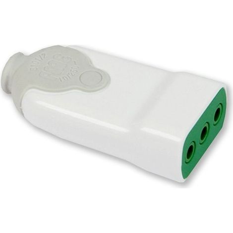 Prise P11 italienne Fanton 2P+E 10A démontable noir 81011