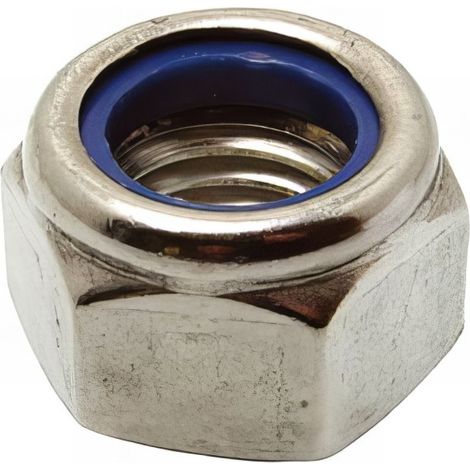 10 écrous indess. DIN985 A2 D24 mm