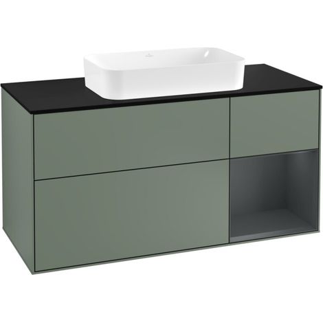 Villeroy & Boch F302HGGM Armoire sous-vasque Finion F30