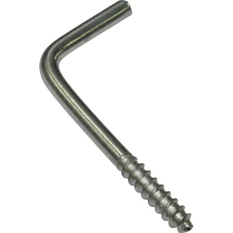 Gardinia Schraubhaken verzinkt silber matt 25 mm, 20 Stück Vorhangschienen (1/2)