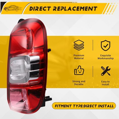Reference 265506837R is suitable for the right rear light of the Renault Dacia Dast 13-17. (1/5)