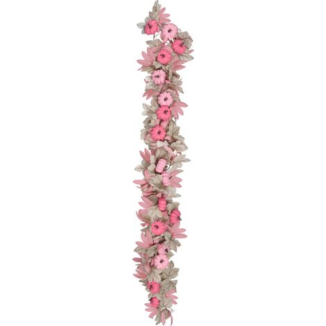 Decorazione per il camino del Ringraziamento, zucca rosa con