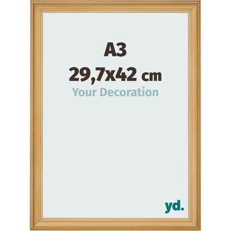 yd. - Cadre photo A3 29.7x42 - De Pin Grain de Bois - MDF - Lazio (1/5)
