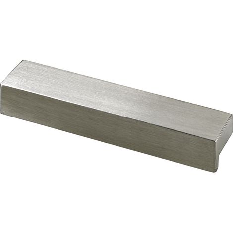 Hettich Möbelgriff Aluminium silber 13,0 x 80,0 x 15,0 mm - 1 Stück Möbelgriff