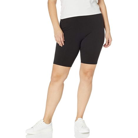 Short cycliste stretch grande taille pour femme (1/5)