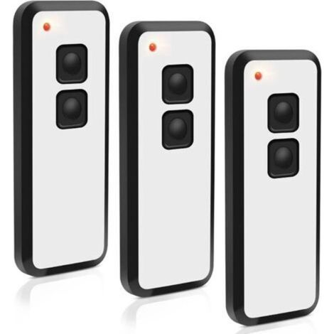 Novoferm 3er-Pack tragbare 433,92-MHz-Sender für Novotron 522, 524, 502 MAX43-2, 512 Mix 43-2 Garagentore, 2 Kanäle