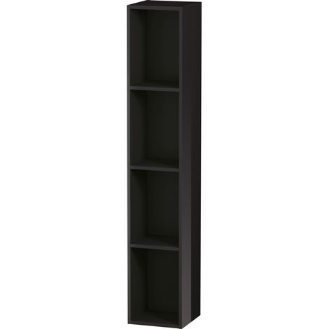 Estantería Duravit L-CUBE 180x180x1000mm negro de alto brillo (1/4)