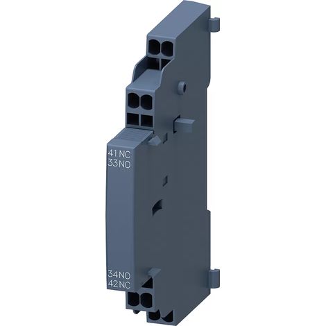 Siemens Hilfsschalter seitl. anbaubar 1S+1Ö, für Leistungsschalter S00/S0 3RV29012A (1/2)