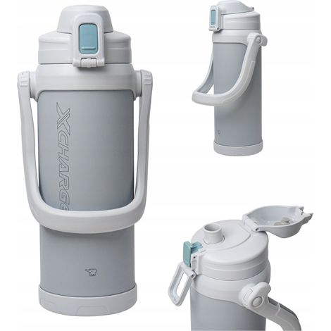 Sportlicher Vakuum-Thermosbecher, groß, grau, 2,06 l, Zojirushi SD-BE20-HA (1/5)